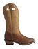Image #2 - Boulet Men's Buckaroo Saddle Western Boots - Round Toe, Bay Apache, hi-res