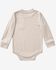 Image #2 - Carhartt Infant Boys' Solid Long Sleeve Pocket Onesie, Cream, hi-res