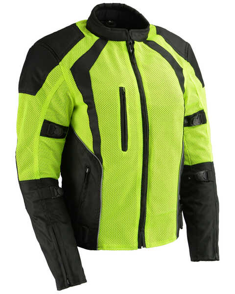 Image #2 - Milwaukee Performance Women's High Visibility Mesh Racer Jacket, Bright Green, hi-res