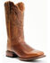Dan Post Women's Embroidered Western Performance Boots - Broad Square Toe, Brown, hi-res