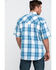 Image #2 - Resistol Men's Biscayne Large Plaid Short Sleeve Western Shirt, , hi-res