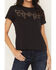 Image #3 - Idyllwind Women's Warren Boot Stitch Short Sleeve Tee, Black, hi-res