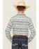 Image #4 - Ariat Boys' Southwestern Print Long Sleeve Button-Down Western Shirt, Teal, hi-res