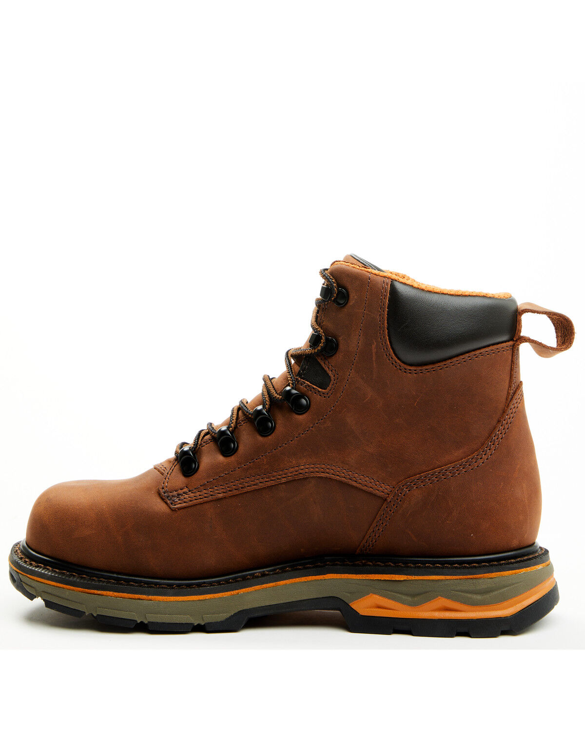 Image #3 - Hawx Men's 6" Enduro Lace-Up Work Boots - Soft Toe, Dark Brown, hi-res
