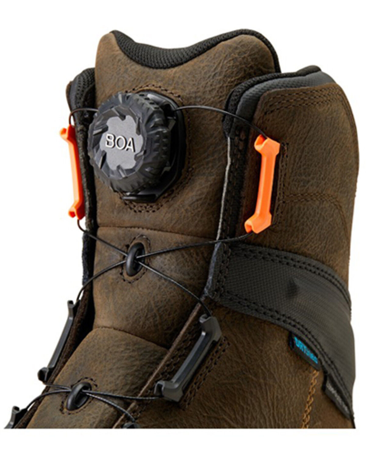 Image #6 - Ariat Men's 8" Stump Jumper BOA® Waterproof Work Boots - Composite Toe, Brown, hi-res