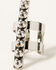 Image #1 - Cowgirl Confetti Women's Walk the Line Studded Bar Cuff Ring, Silver, hi-res