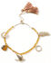 Image #1 - Lainey Wilson Women's Peace Taupe Charm Bracelet, Gold, hi-res