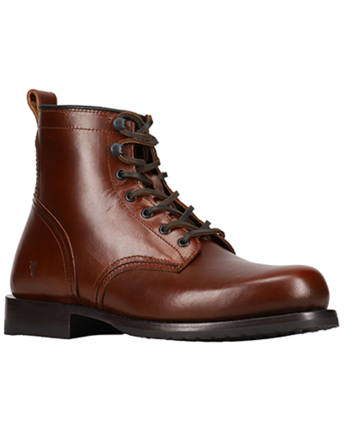 Image #1 - Frye Men's Hudson 6" Work Boots - Soft Toe, Mahogany, hi-res