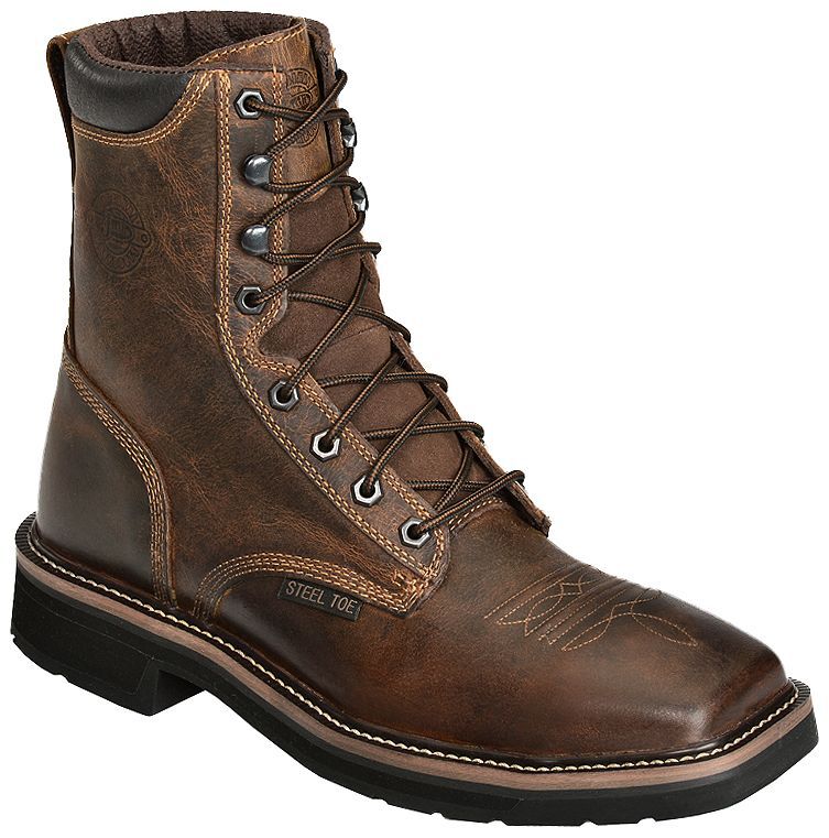 cowboy boots with shoelaces
