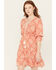 Wild Moss Women's Medallion Print Dress, Rust Copper, hi-res