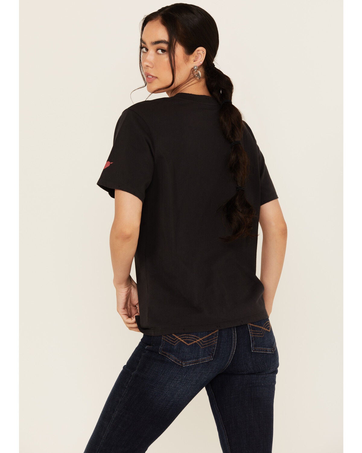 Image #4 - Idyllwind Women's Western Icon Printed Short Sleeve Graphic Tee, Black, hi-res