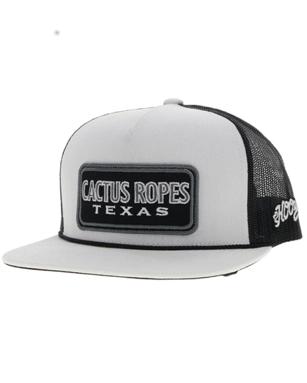 Image #1 - Hooey Men's Cactus Ropes Trucker Cap, White, hi-res