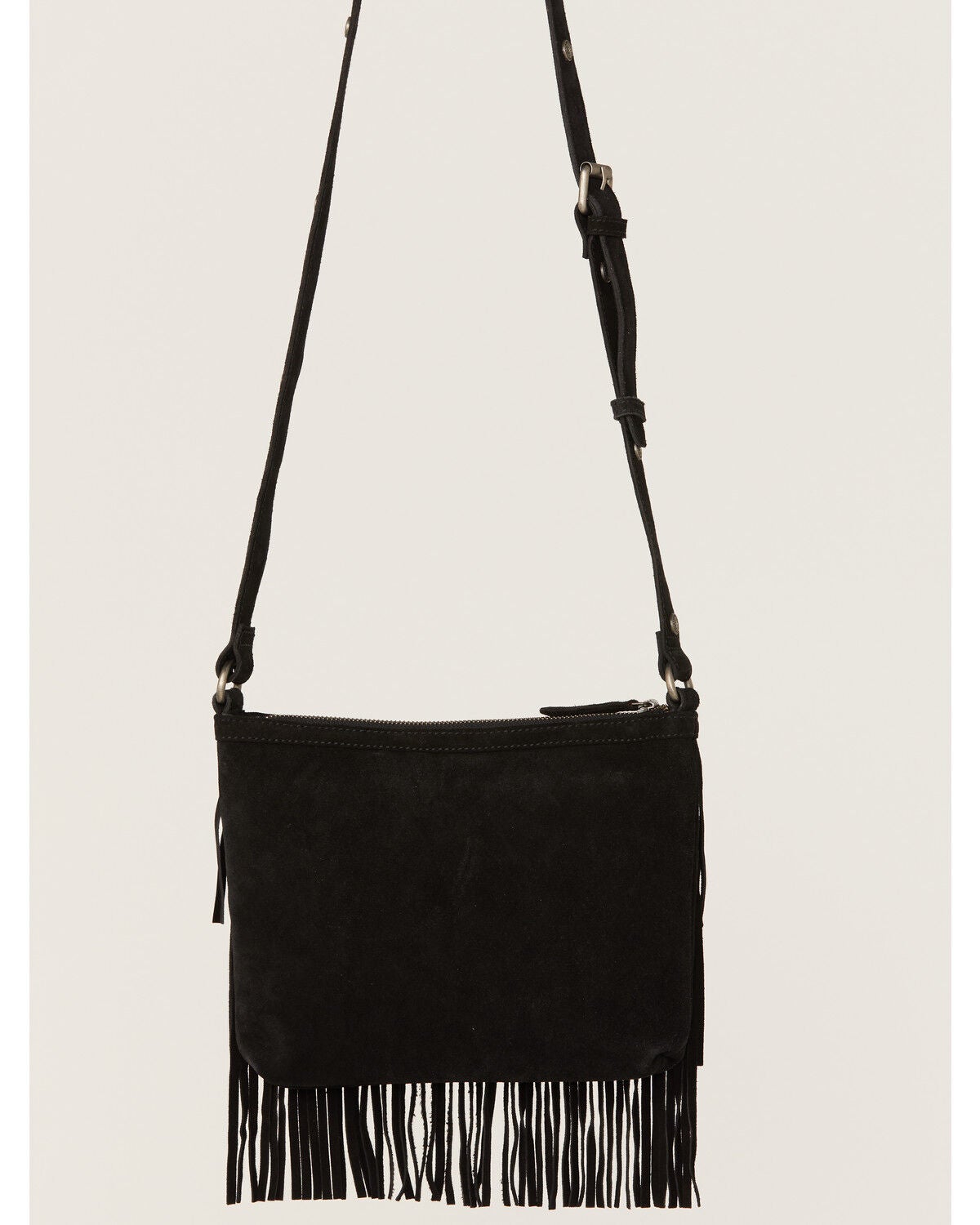 Idyllwind Women's Darlington Court Suede Crossbody Bag, Black