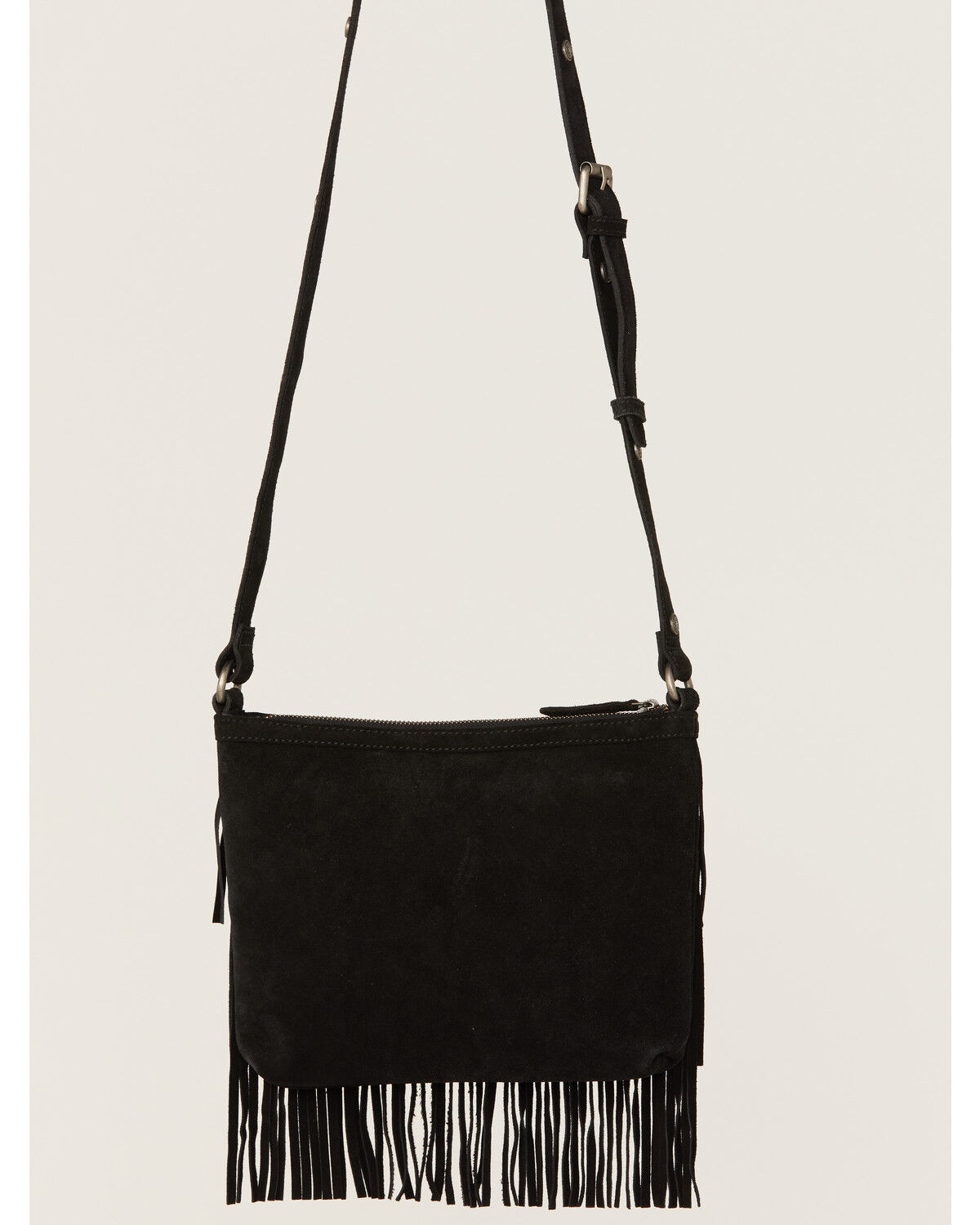Image #3 - Idyllwind Women's Darlington Court Suede Crossbody Bag, Black, hi-res