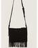 Image #3 - Idyllwind Women's Darlington Court Suede Crossbody Bag, Black, hi-res
