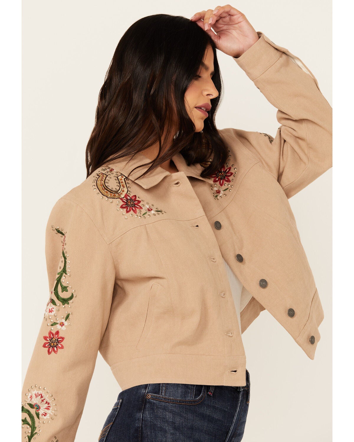 Image #3 - Idyllwind Women's Yancey Embellished Lightweight Jacket, , hi-res