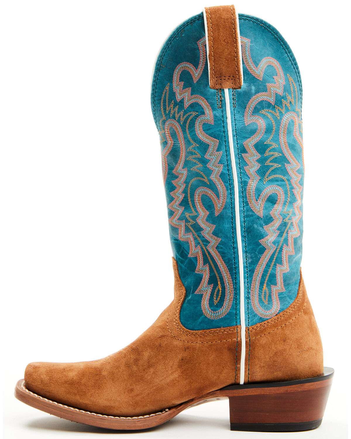 Image #3 - Justin Women's Breaking News Western Boots - Square Toe, Tan, hi-res