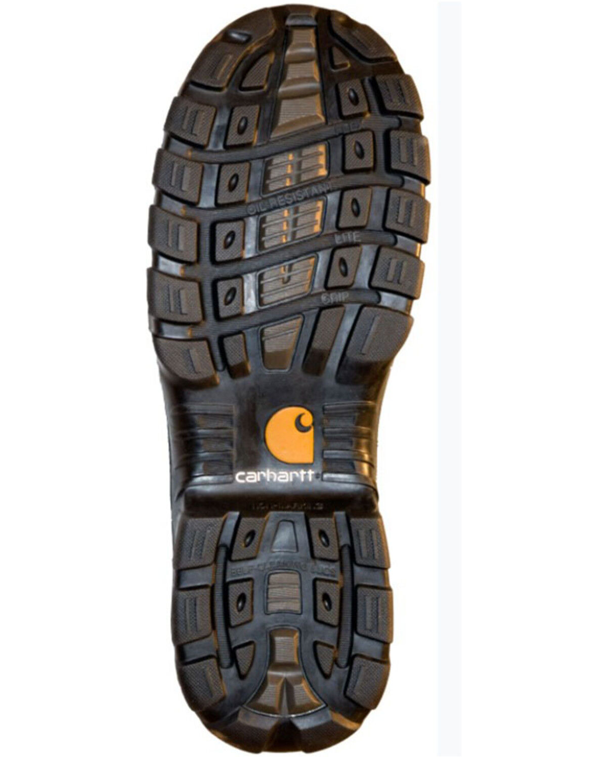 Image #2 - Carhartt Men's 8" Internal Met Guard Work Boots - Composite Toe, Brown, hi-res