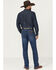 Image #3 - Wrangler Retro Men's Lusitano Medium Wash Slim Straight Stretch Premium Green Jeans, Medium Wash, hi-res