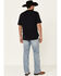 Rock & Roll Denim Men's Med Vintage Double Barrel Relaxed Bootcut Jeans , Blue, hi-res