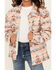Image #3 - Ely Walker Girls' Southwestern Print Button-Down Sherpa Lined Shacket, Rust Copper, hi-res