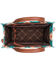Image #3 - Wrangler Women's Southwestern Print Small Canvas Crossbody Bag, Turquoise, hi-res