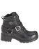 Harley Davidson Women's Tegan Lace Moto Boots - Round Toe, Black, hi-res