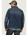 Image #4 - Moonshine Spirit Men's Dark Wash Button-Front Unlined Denim Trucker Jacket, Dark Wash, hi-res