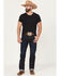 Image #1 - Cody James Men's Tucson Wash Jackson Slim Straight Selvedge Rigid Denim Jeans, Dark Wash, hi-res