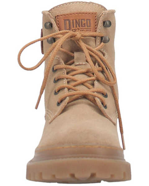 Image #4 - Dingo Men's High Country Lace-Up Hiking Boot - Round Toe, Off White, hi-res