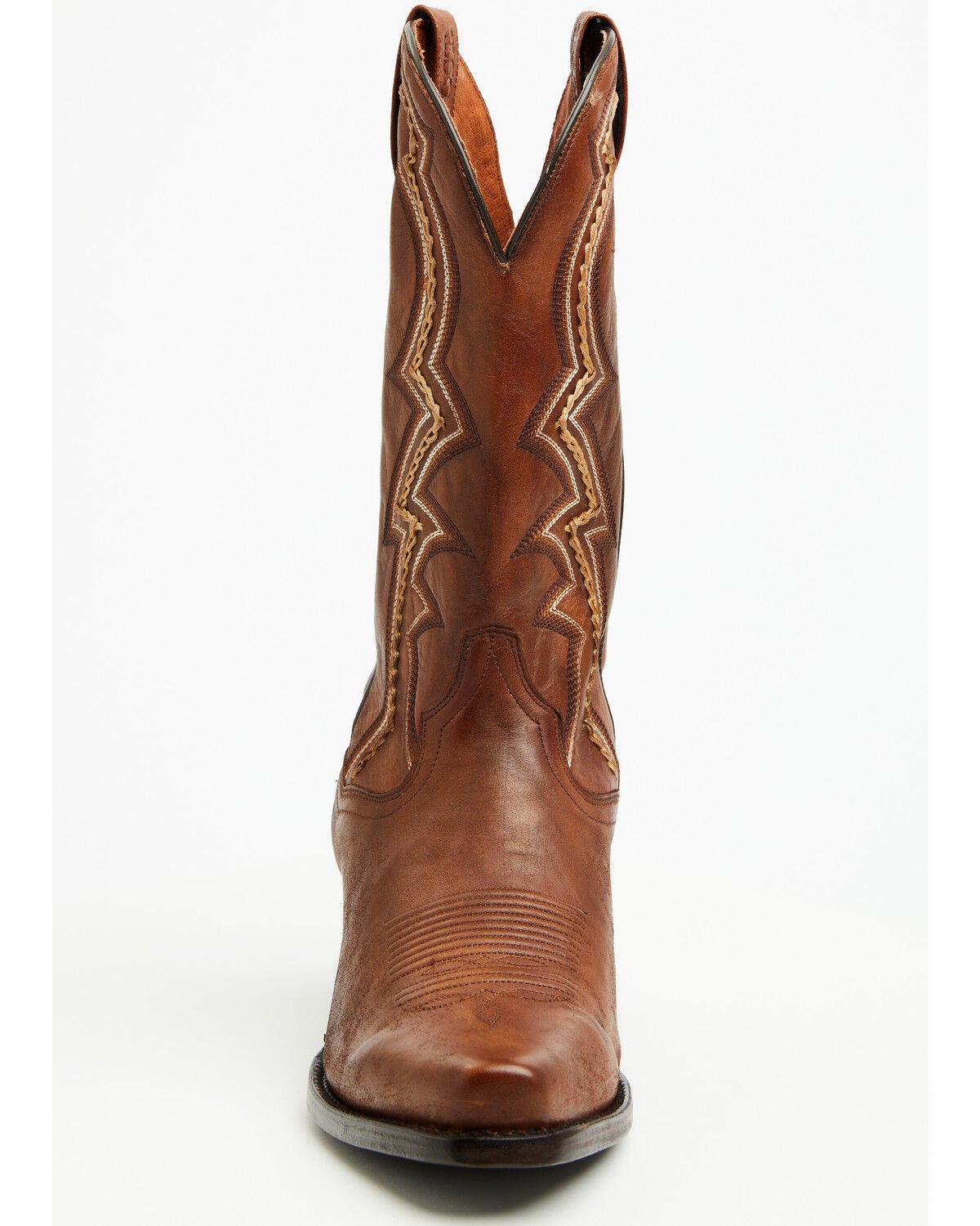 Image #4 - Dan Post Men's Gallup Western Boots - Snip Toe, Brown, hi-res