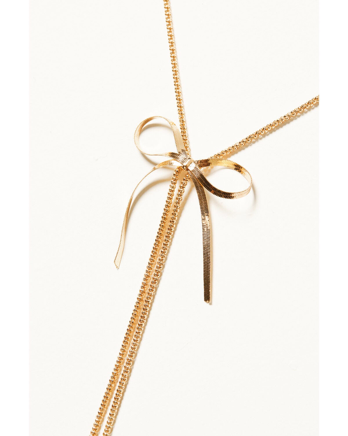 Image #3 - Shyanne Women's Layered Bow Bolo Necklace, Gold, hi-res