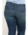Image #4 - Wrangler Women's Dark Wash Bootcut Jeans - Plus, Indigo, hi-res