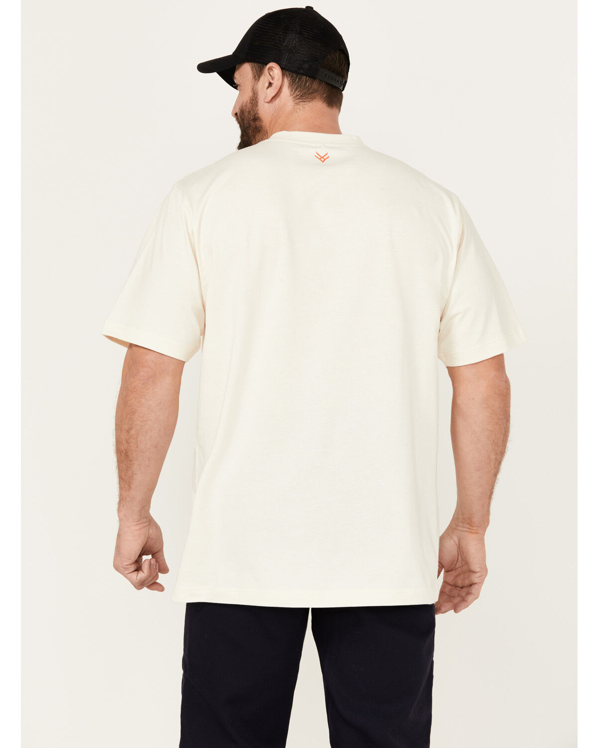 Image #4 - Hawx Men's Camo Flag Short Sleeve Graphic Work T-Shirt, Natural, hi-res