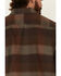 Image #5 - North River Men's Dark Brown Patina Large Plaid Western Flannel Shirt Jacket , , hi-res