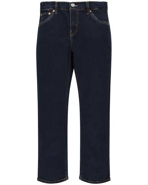Image #1 - Levi's Boys' 517 Pearson Dark Wash Bootcut Stretch Denim Jeans , Blue, hi-res