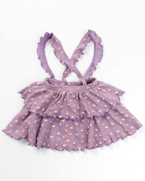 Image #7 - Shyanne Infant Girls' Printed Skirtall Set - 2 Piece, Purple, hi-res