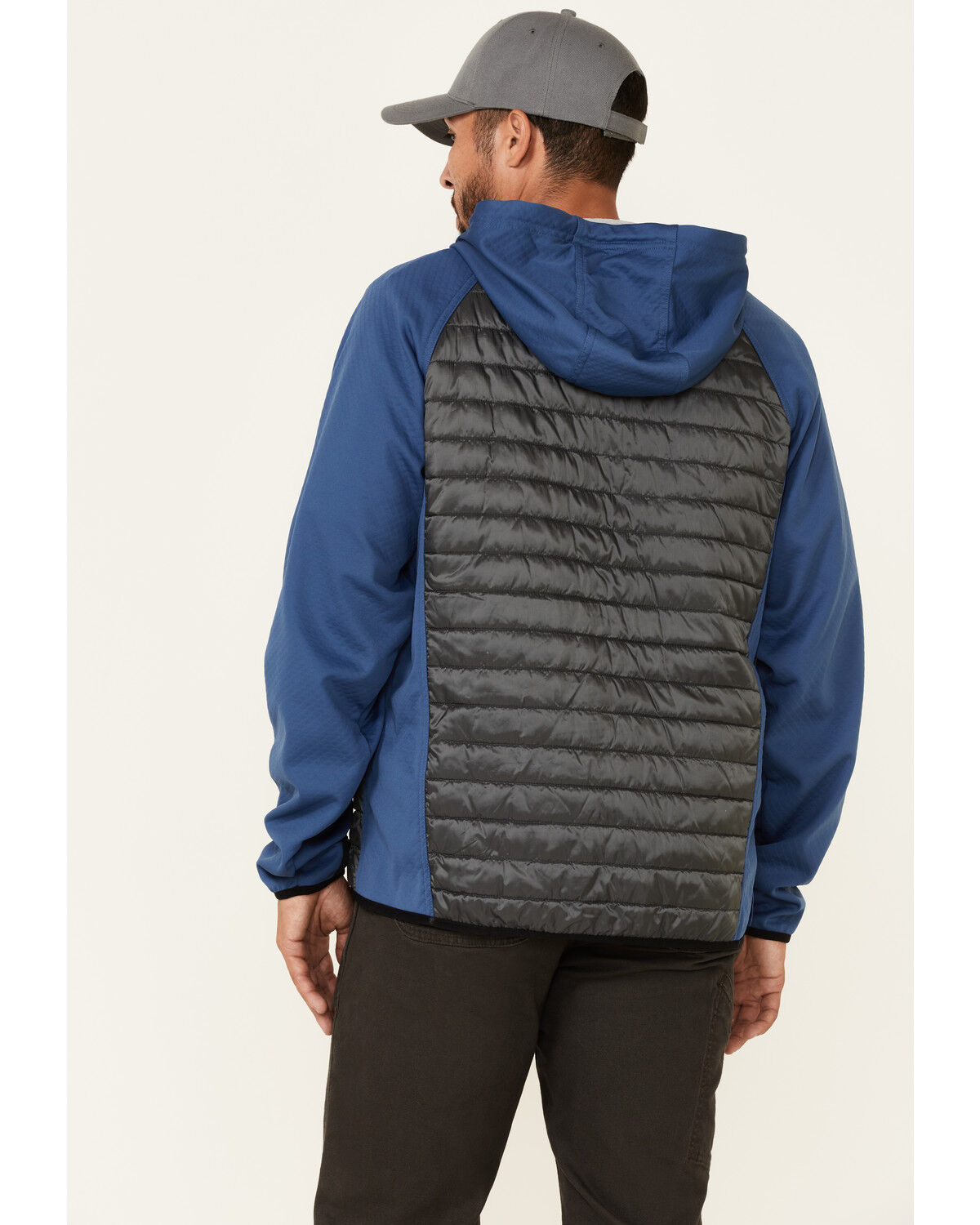 Image #4 - ATG by Wrangler Men's All-Terrain Outrider Zip-Front Hooded Jacket, Blue, hi-res