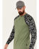 Image #2 - Cody James Men's FR Color Block Baseball Work T-Shirt, Olive, hi-res