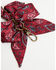 Image #4 - Boot Barn Women's Bandana Bow Bag Charm, Red, hi-res