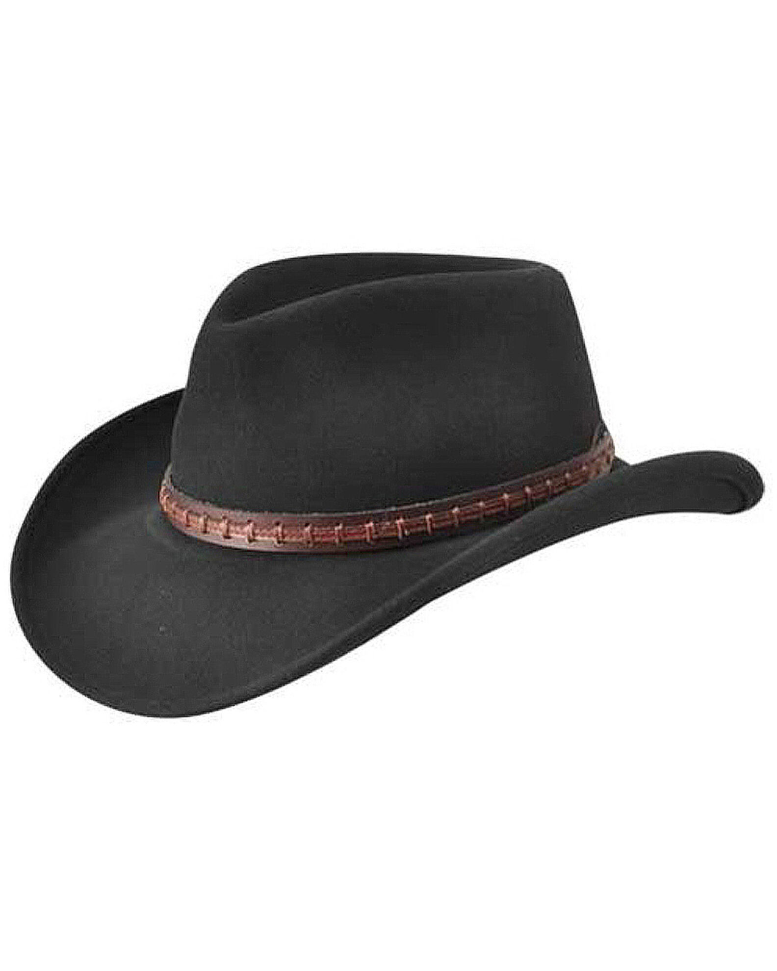 Wind River by Bailey Men s Firehole Black Western Hat