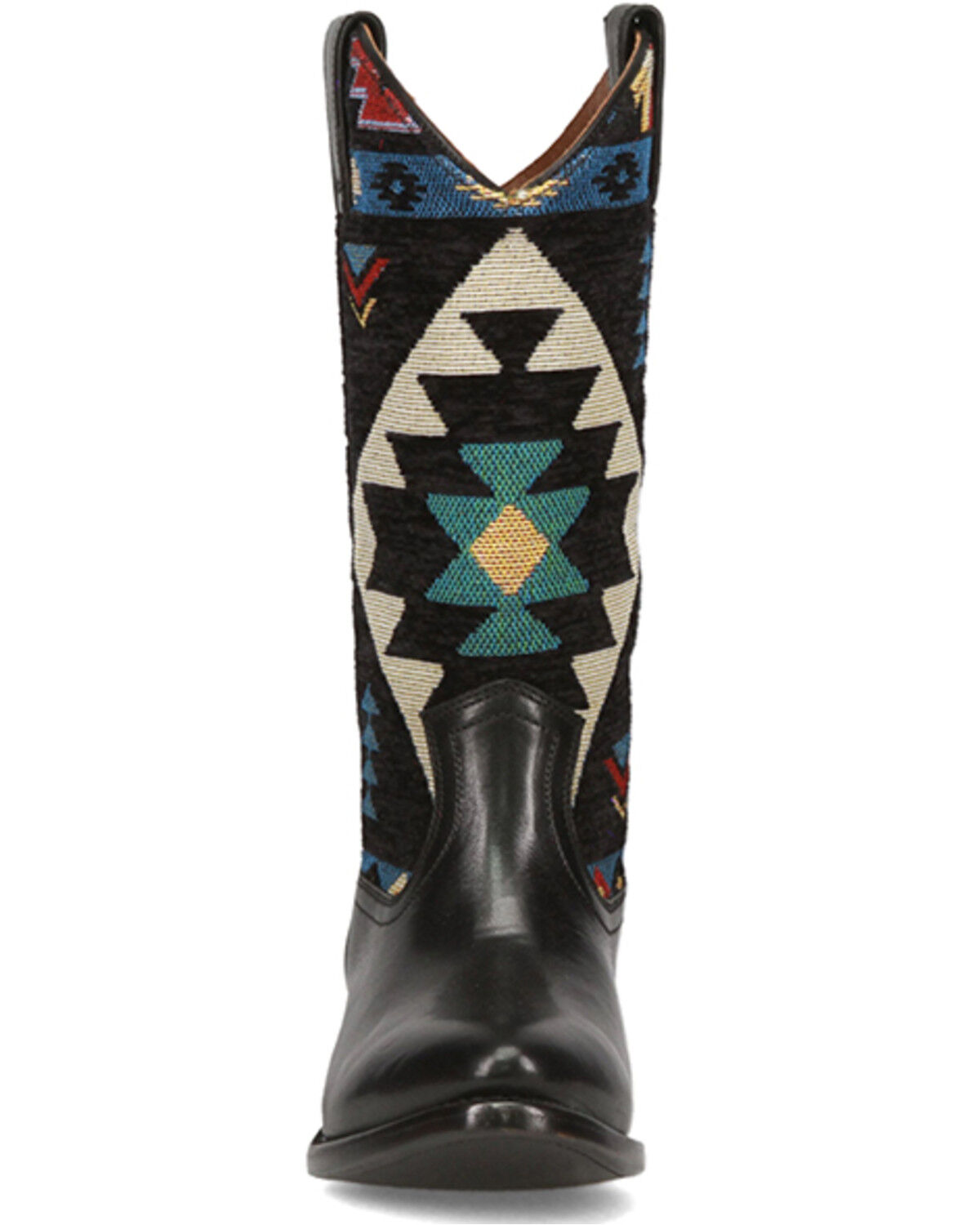 Image #4 - Frye Women's Billy Southwestern Western Boots - Round Toe, Black, hi-res