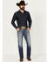 Image #1 - Cody James Men's Medium Wash Alamo Slim Straight Stretch Denim Jeans , Medium Wash, hi-res
