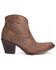 Image #2 - Corral Women's Cheetah Print Suede Booties - Round Toe, Brown, hi-res