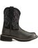 Image #3 - Ariat Women's Fatbaby Deertan Western Boots - Round Toe, Black, hi-res
