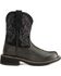 Ariat Women's Fatbaby Deertan Western Boots - Round Toe, Black, hi-res