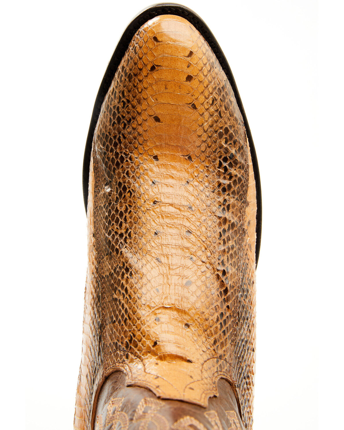 Image #6 - Cody James Men's Exotic Water Snake Western Boots - Round Toe, Brown, hi-res