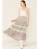 Pinch Women's Multicolored Floral Lace Trim Midi Skirt, Multi, hi-res