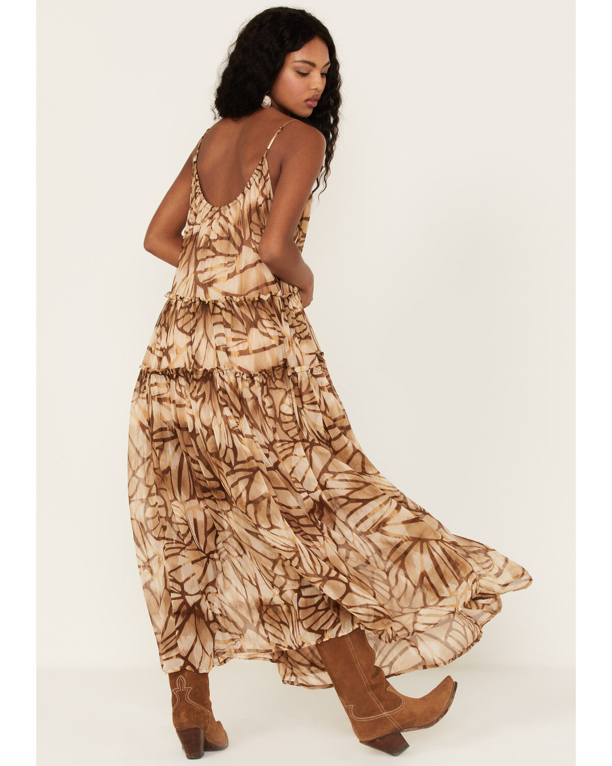 Free People Women's Julianna Abstract Print Maxi Dress Free People Women's Julianna Abstract Print Maxi Dress