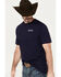 Image #2 - Cinch Men's Logo Short Sleeve Graphic T-Shirt, Navy, hi-res